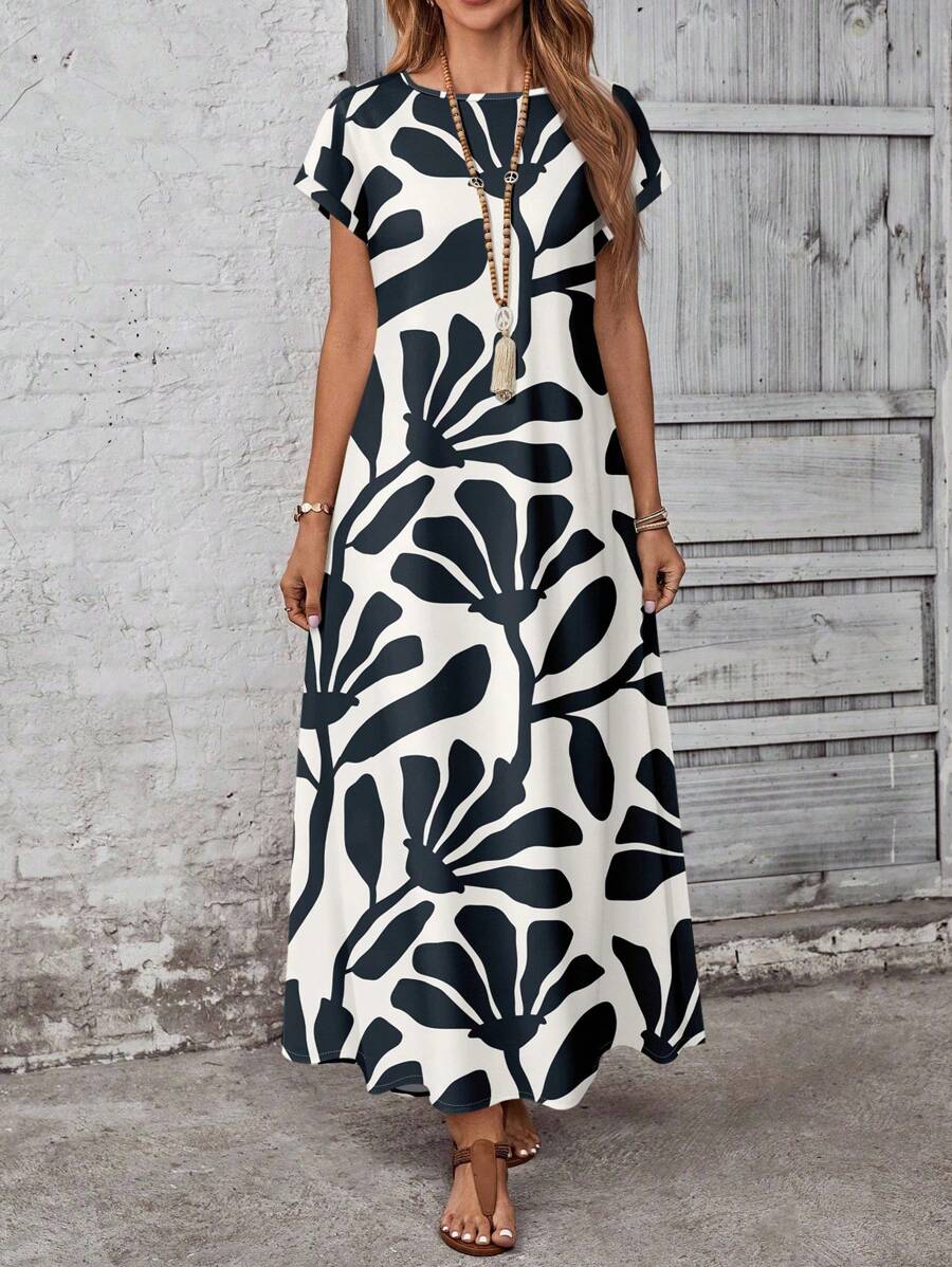 Lisa I Kjole med mønster