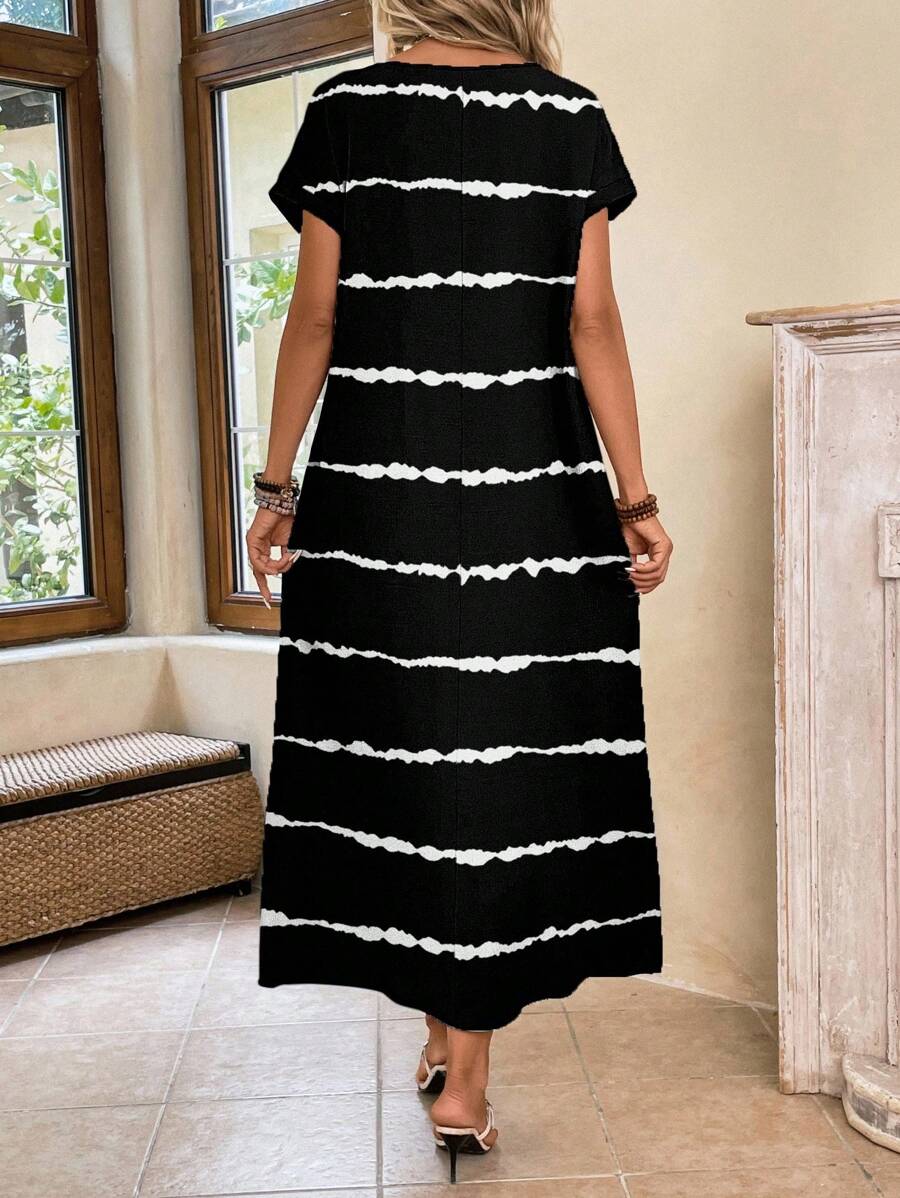 Lisa I Kjole med mønster