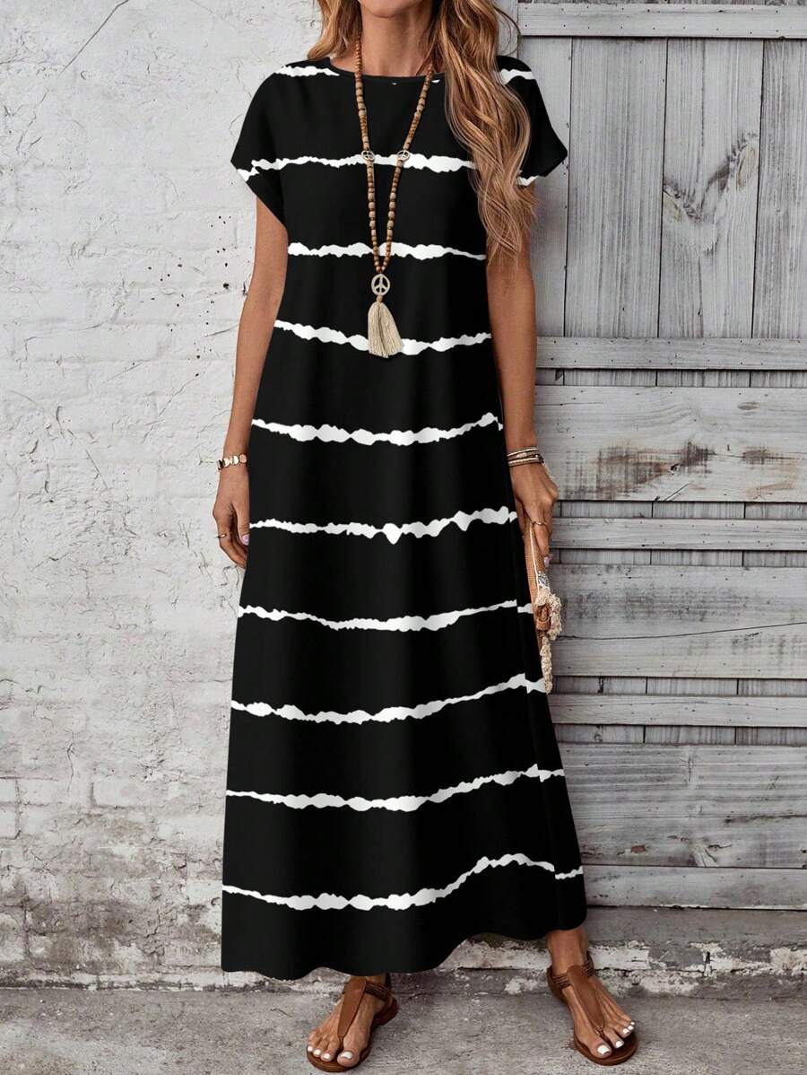 Lisa I Kjole med mønster