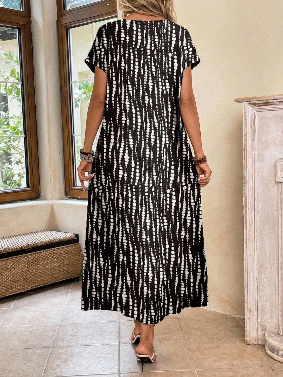 Lisa I Kjole med mønster