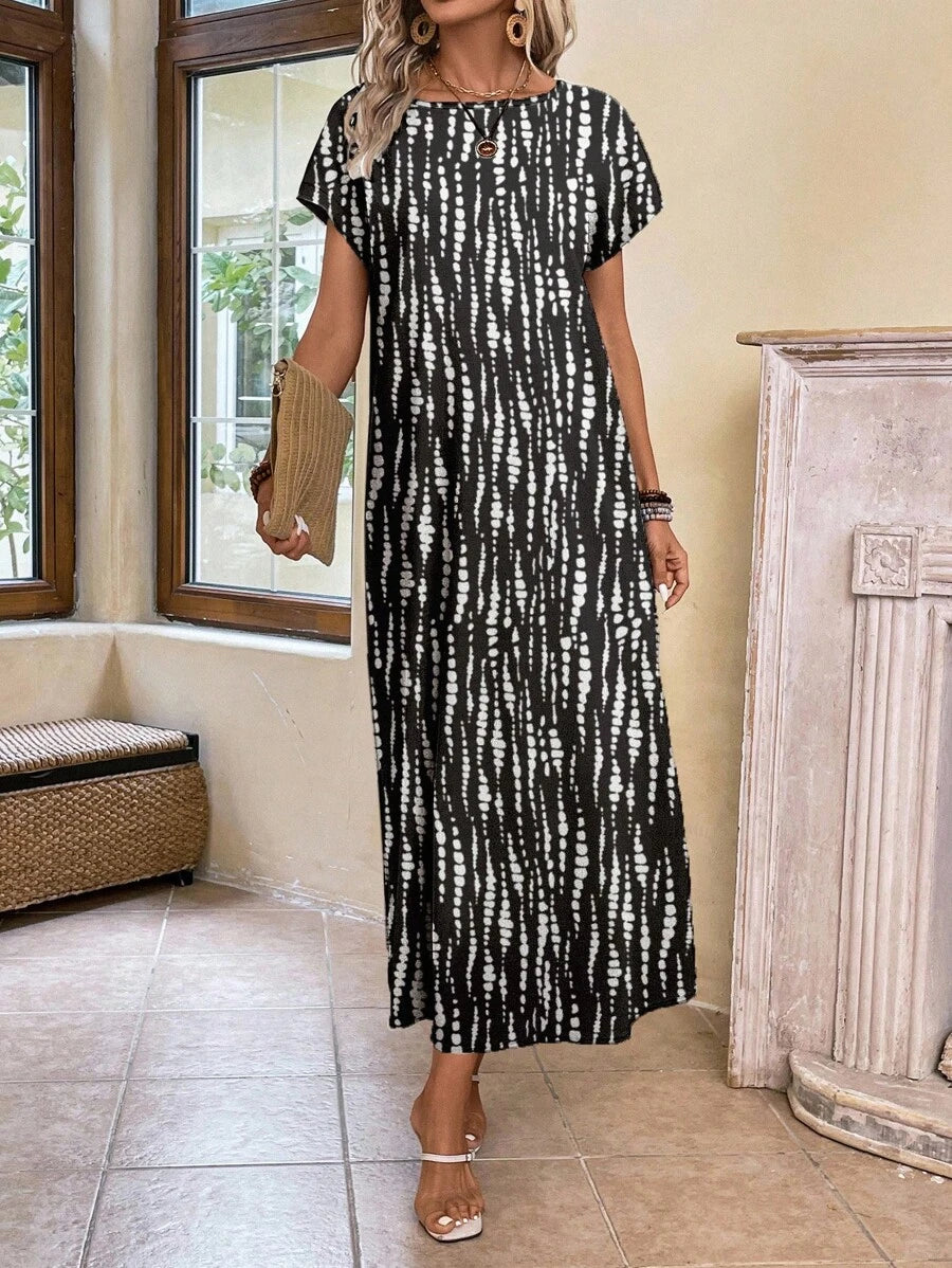 Lisa I Kjole med mønster