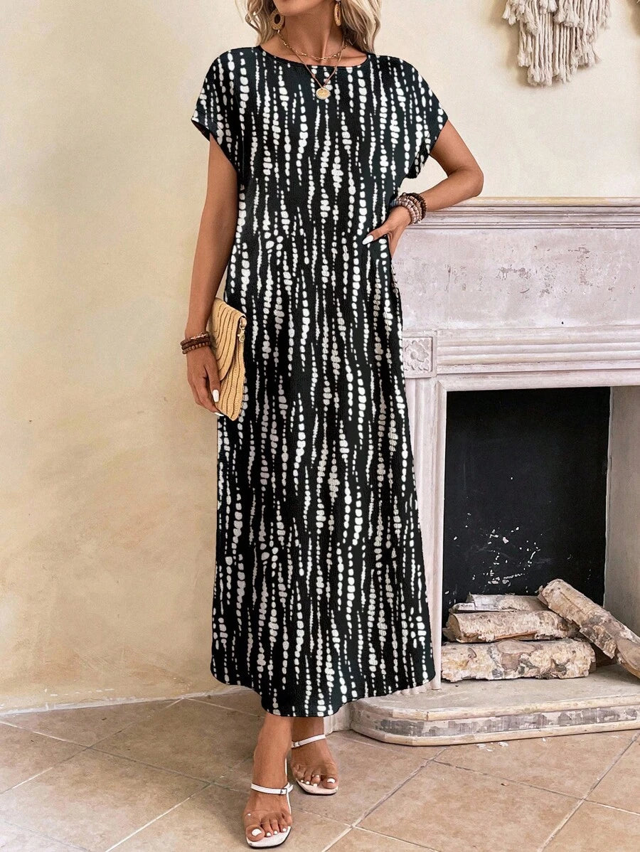 Lisa I Kjole med mønster