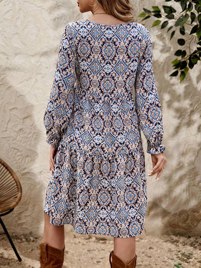 Toscana™ | Elegant mønsterkjole