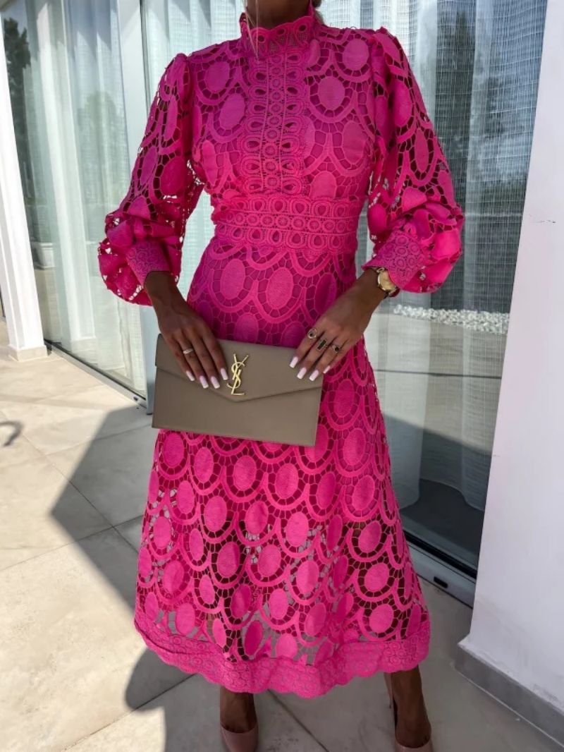 Juna | Elegant Blonde Maxi Kjole