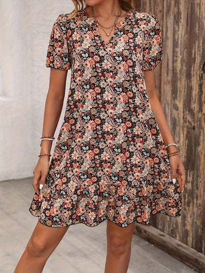 Toscana™ | Elegant mønsterkjole