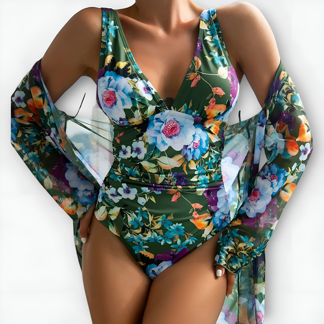 Camille - Stilfuld Flatterende Badedragt