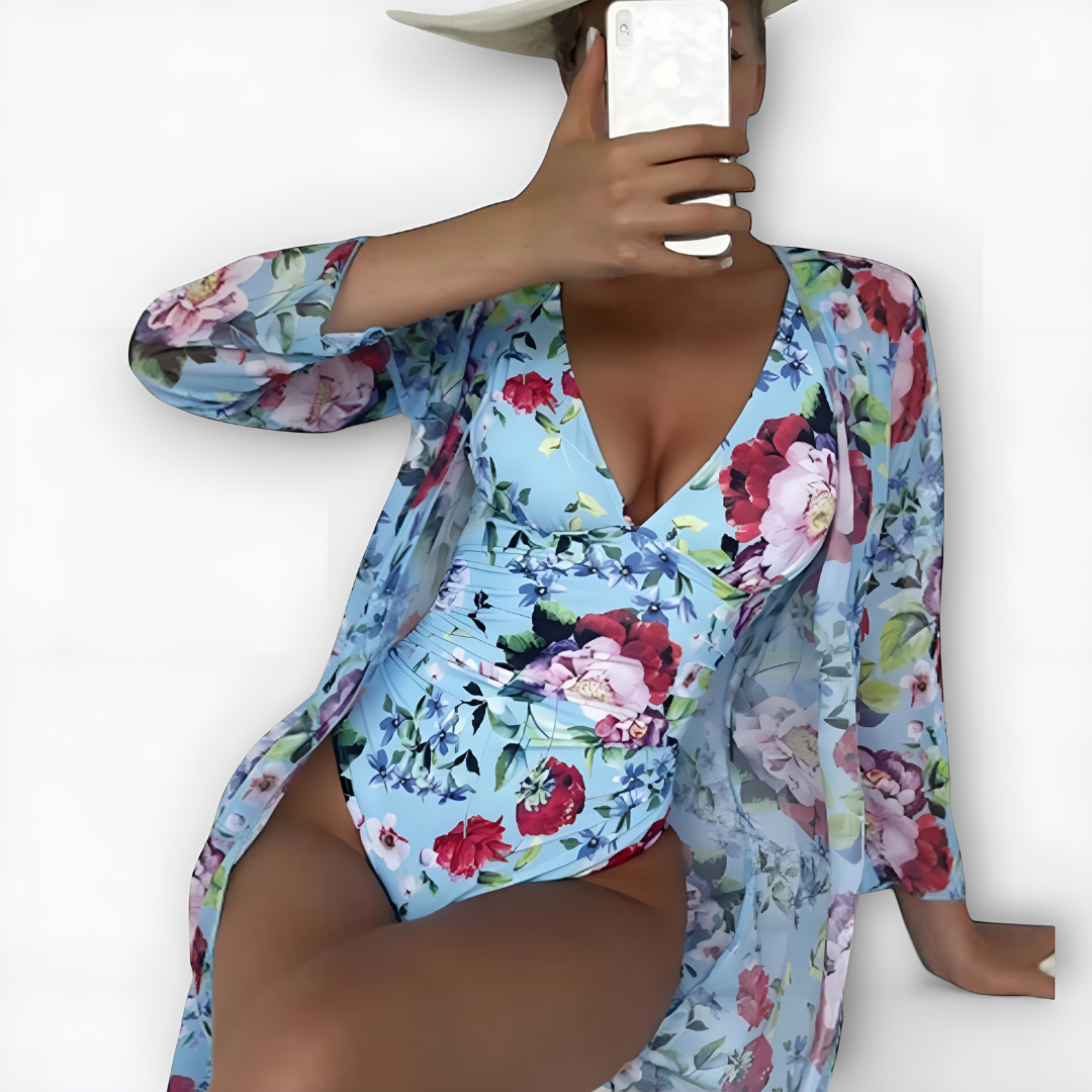 Camille - Stilfuld Flatterende Badedragt