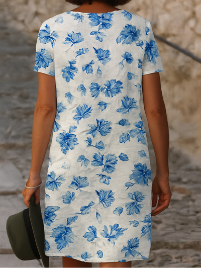 Blomsterdrøm™ | Linned Sommerkjole