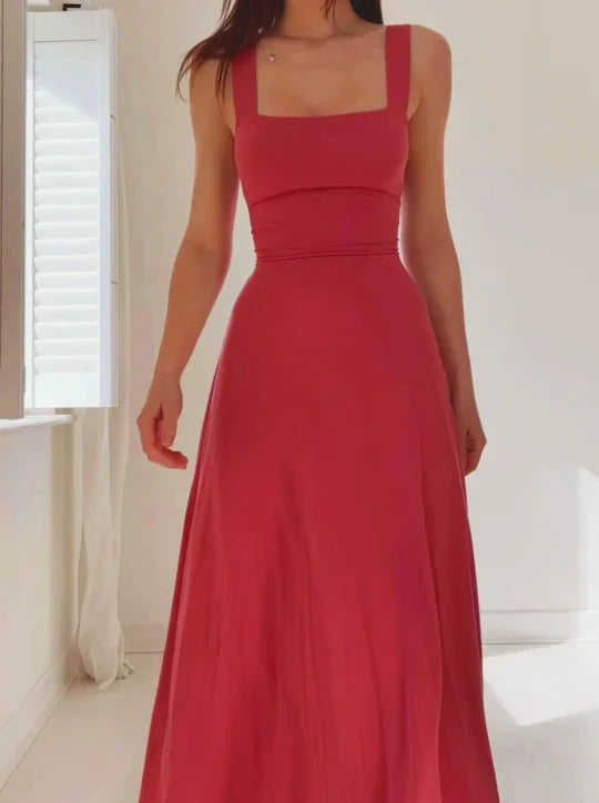 Juliane | Elegant Rygløs Maxi Kjole