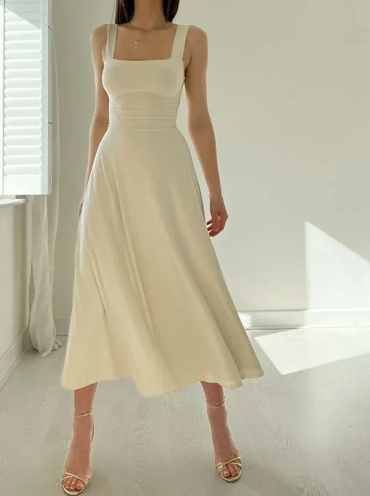 Juliane | Elegant Rygløs Maxi Kjole