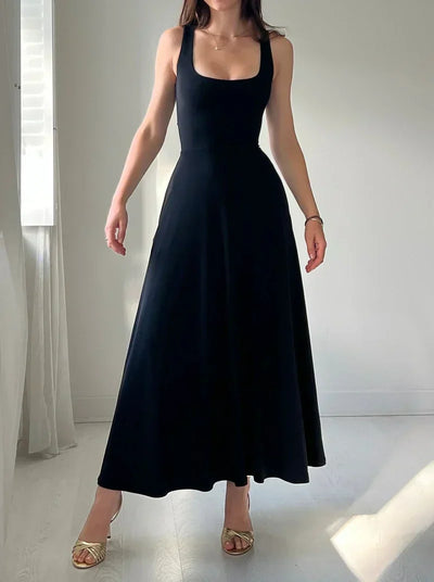 Juliane | Elegant Rygløs Maxi Kjole