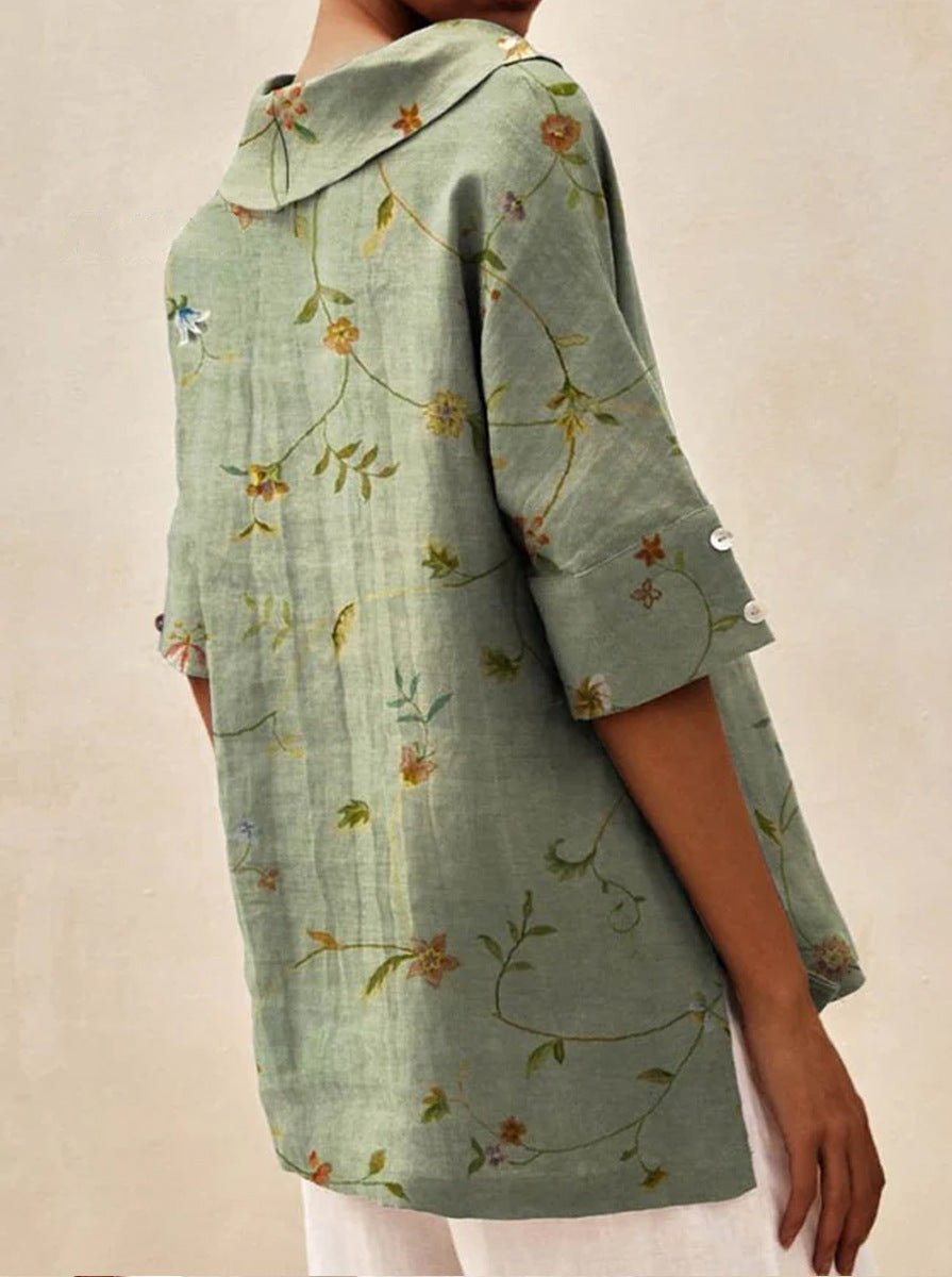 Andrea | Elegant top med V-udskæring