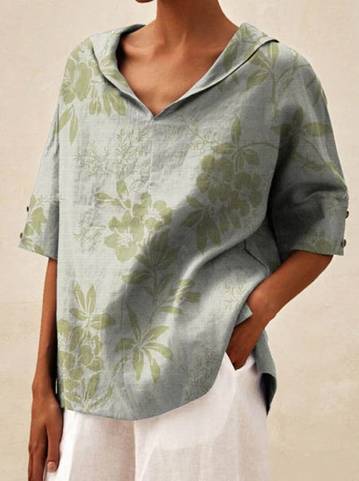 Andrea | Elegant top med V-udskæring