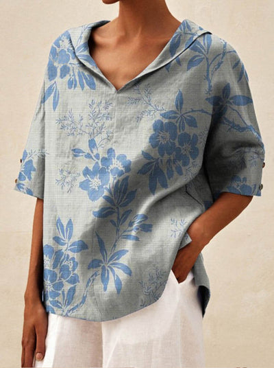 Andrea | Elegant top med V-udskæring
