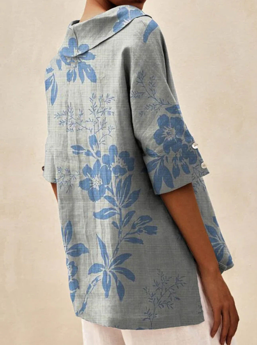 Andrea | Elegant top med V-udskæring