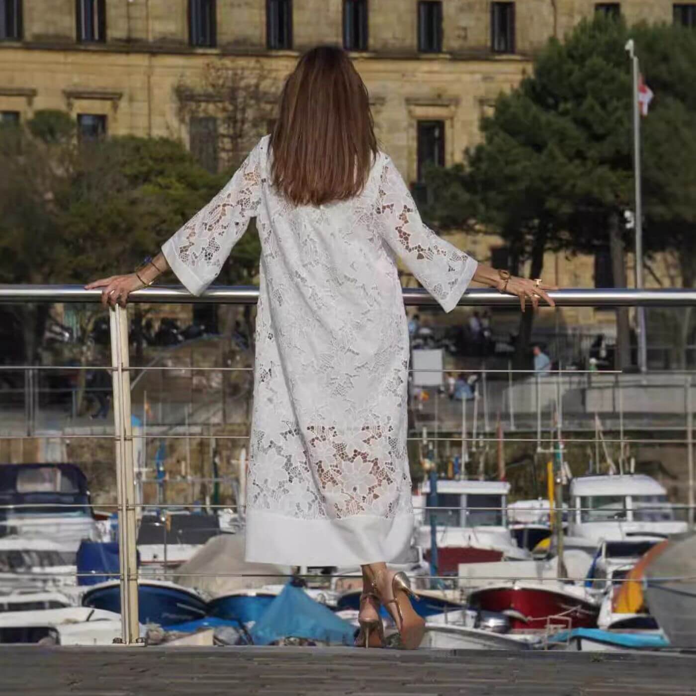 Emeli – Sommerkjole med Smuk Spids