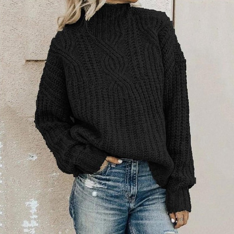 Ella™ | Stilfuld Og Behagelig Kabelstrikket Sweater