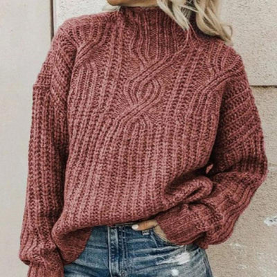 Ella™ | Stilfuld Og Behagelig Kabelstrikket Sweater