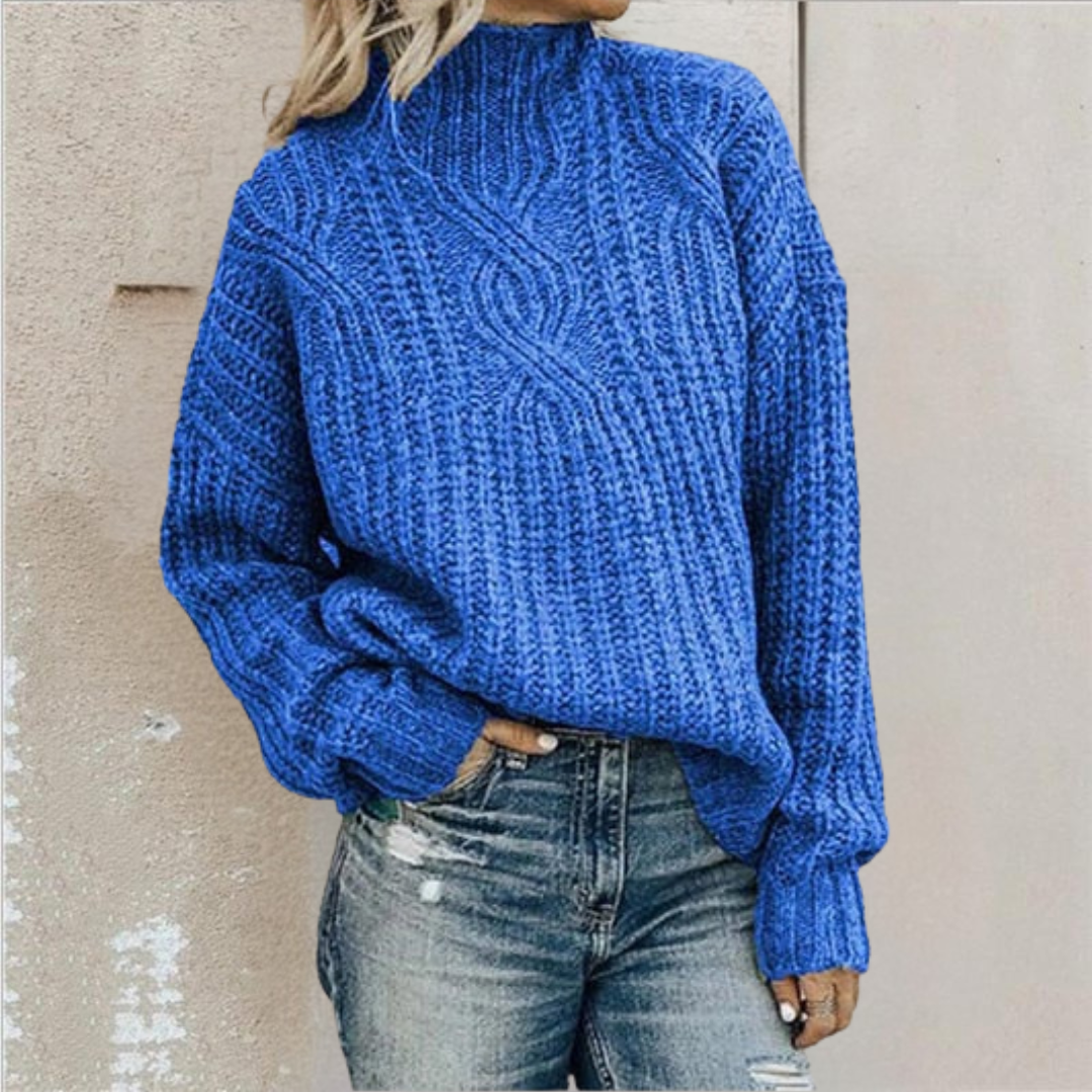 Ella™ | Stilfuld Og Behagelig Kabelstrikket Sweater