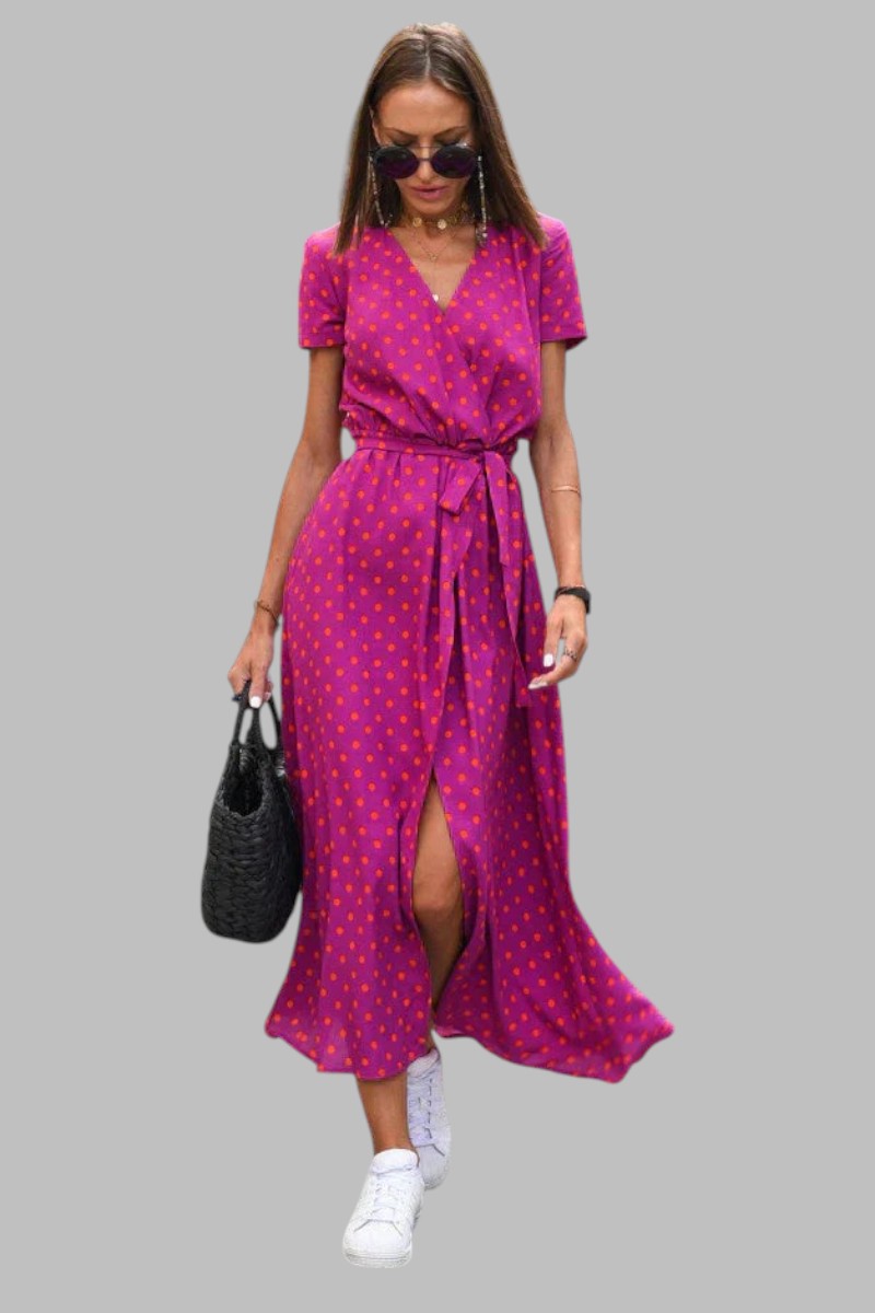 Serelina™ | Elegant kjole med V-hals og mave-dækkende design