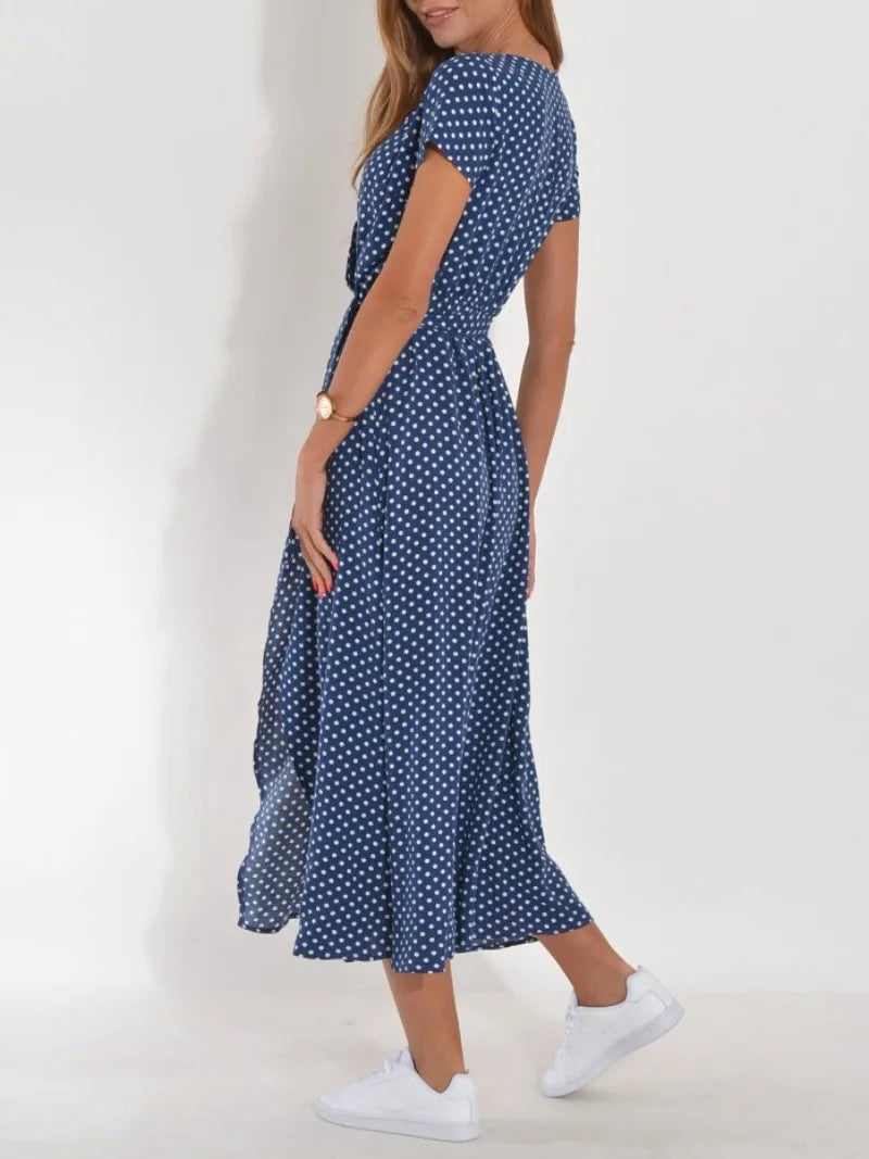 Tina | Blomster Wrap Kjole