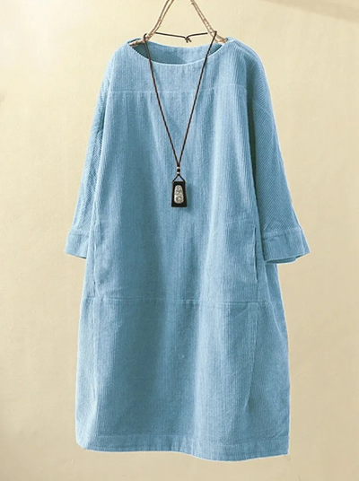 Kai™ | Casual Fløjls Kjole