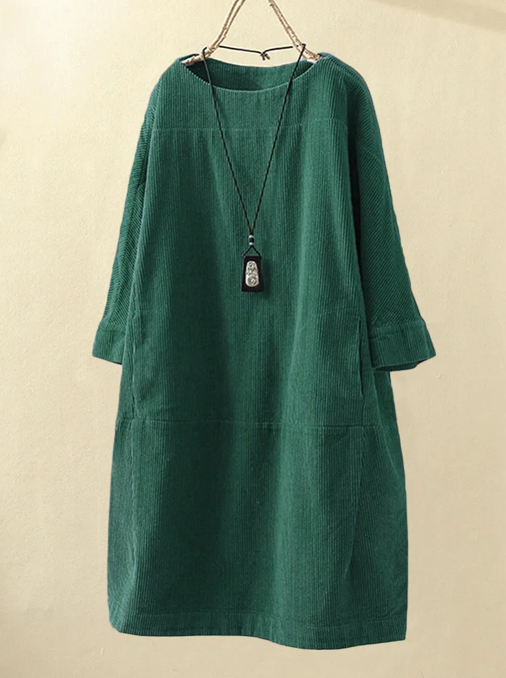 Kai™ | Casual Fløjls Kjole