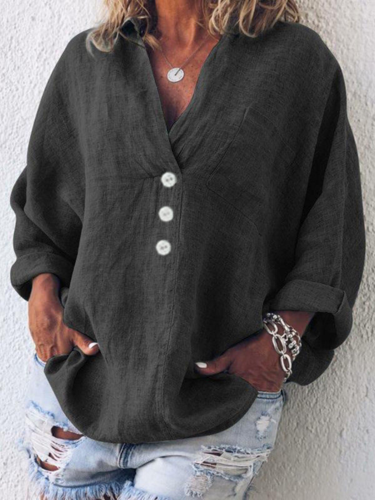 Freja – Luftig og behagelig top i og hør