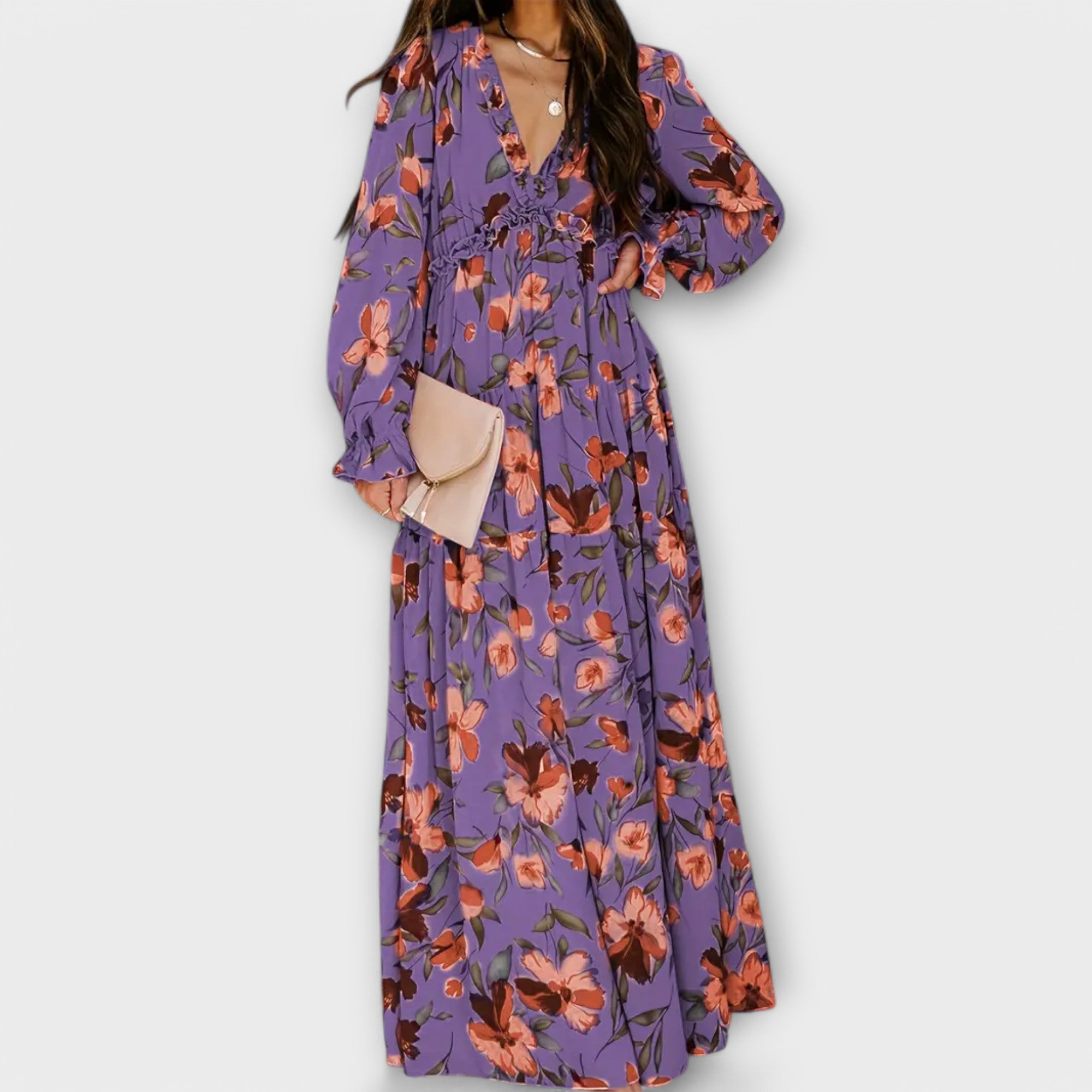 Helen | Boho-Chic Maxi Kjole
