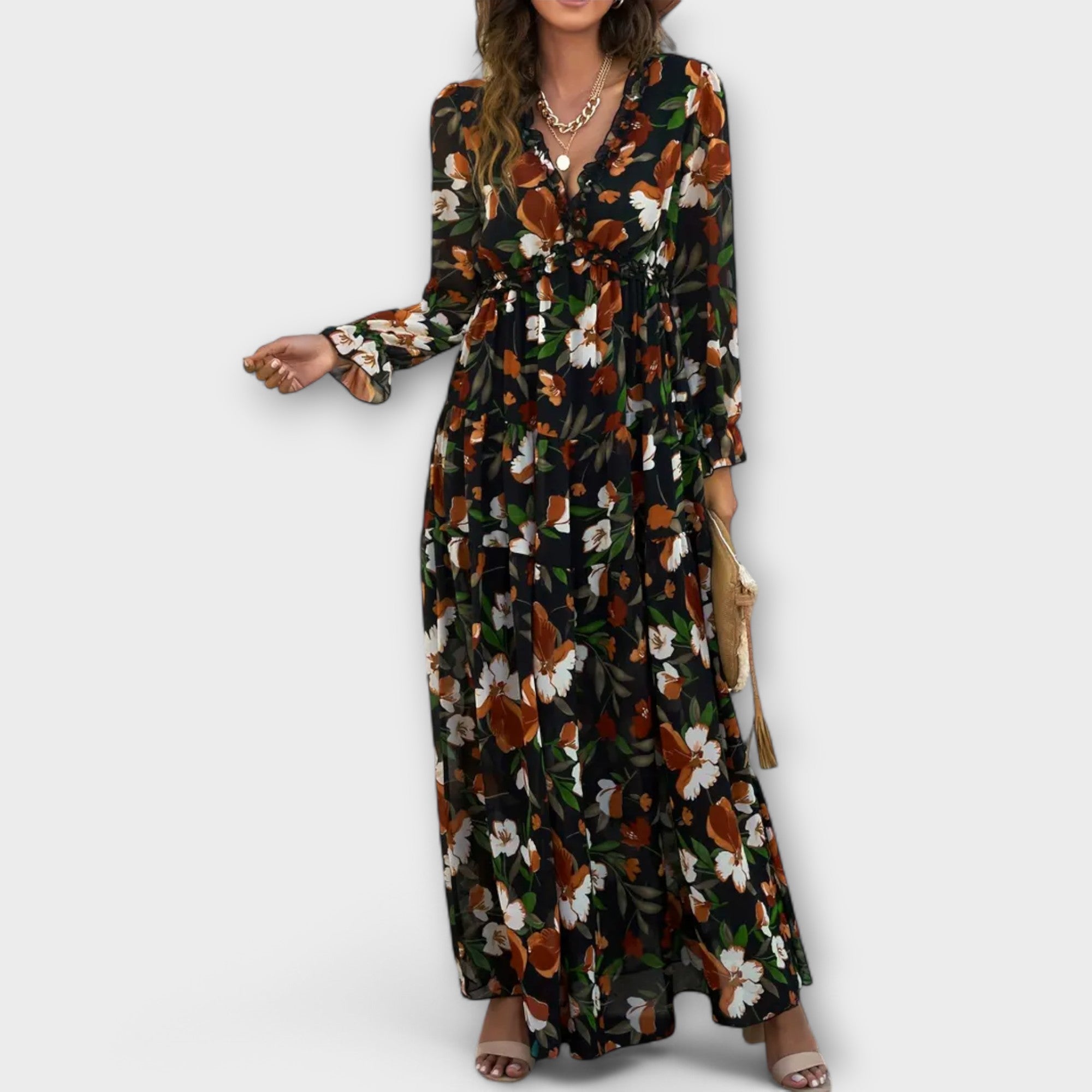 Helen | Boho-Chic Maxi Kjole