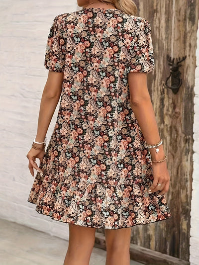 Toscana™ | Elegant mønsterkjole