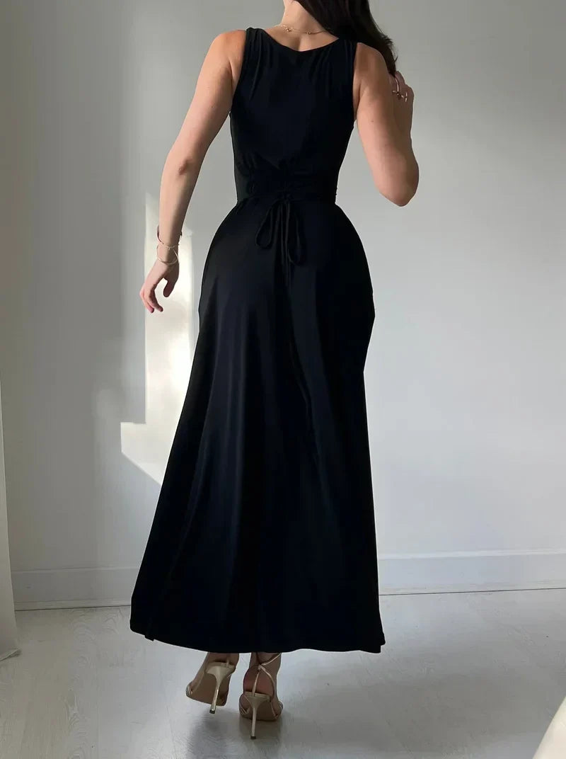 Juliane | Elegant Rygløs Maxi Kjole