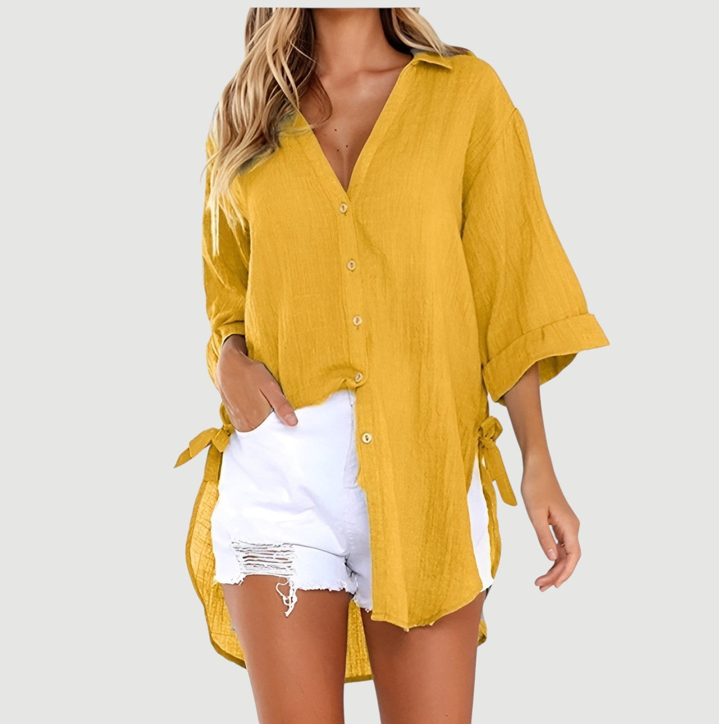 Ruta™ – Luftig og behagelig hørbluse