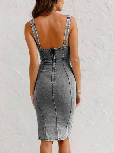 Serafina | Elegant Denim Bodycon Kjole